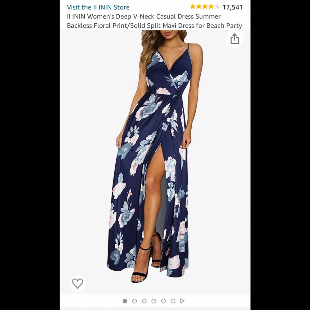 Floral Print Maxi Dress - NWT